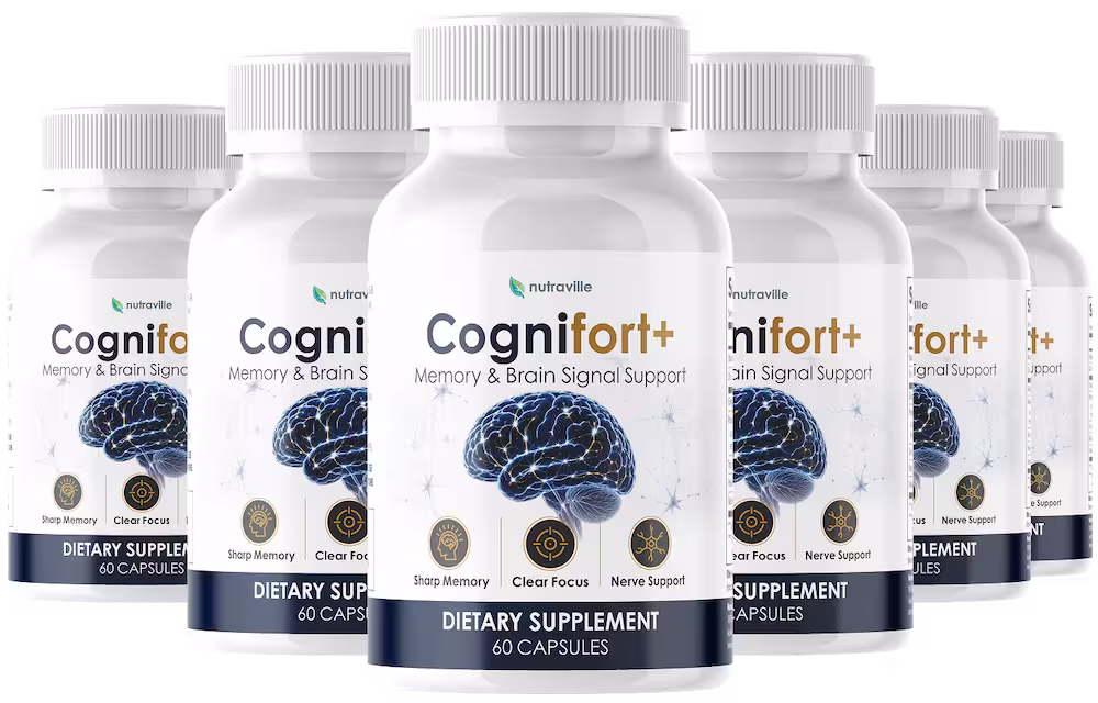 Cognifort-plus supplement bottle